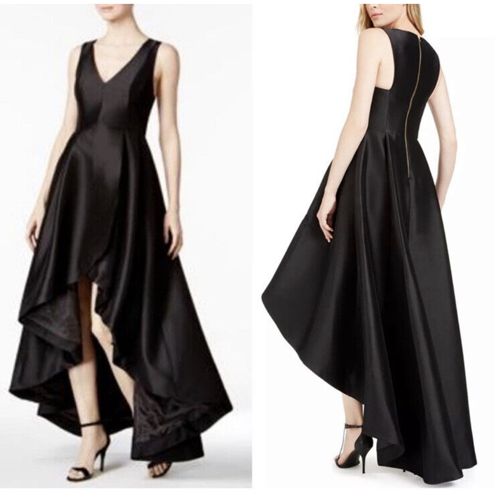 Calvin Klein Sleeveless V-Neck Gown with High-Low - 12 NWT